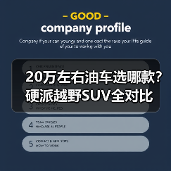20万左右油车选哪款？硬派越野SUV全对比