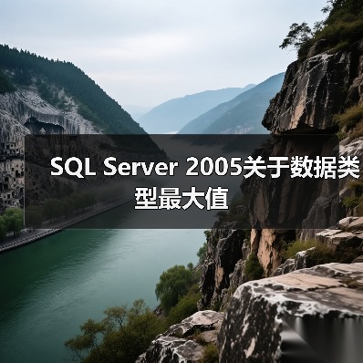 SQL Server 2005关于数据类型最大值