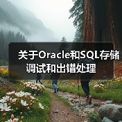 关于Oracle和SQL存储调试和出错处理 关于Oracle和SQL存储调试和出错处理
