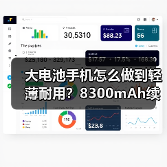 大电池手机怎么做到轻薄耐用？8300mAh续航颠覆想象