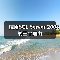 使用SQL Server 2005的三个理由 使用SQL Server 2005的三个理由