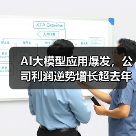 AI大模型应用爆发,公司利润逆势增长超去年 AI大模型应用爆发,公司利润逆势增长超去年