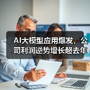 AI大模型应用爆发,公司利润逆势增长超去年 AI大模型应用爆发,公司利润逆势增长超去年