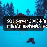 SQL Server 2008中使用稀疏列和列集的方法(1) SQL Server 2008中使用稀疏列和列集的方法(1)