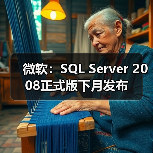 微软:SQL Server 2008正式版下月发布 微软:SQL Server 2008正式版下月发布