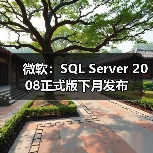 微软:SQL Server 2008正式版下月发布 微软:SQL Server 2008正式版下月发布