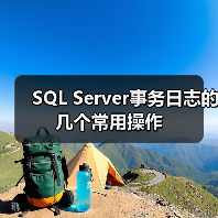 SQL Server事务日志的几个常用操作