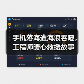 手机落海遭海浪吞噬，工程师暖心救援故事