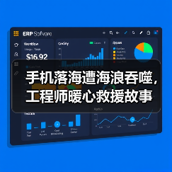 手机落海遭海浪吞噬，工程师暖心救援故事