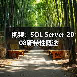 视频：SQL Server 2008新特性概述