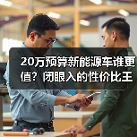 20万预算新能源车谁更值？闭眼入的性价比王者