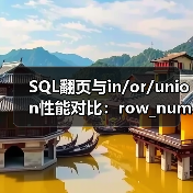 SQL翻页与in/or/union性能对比:row_number为何最优? SQL翻页与in/or/union性能对比:row_number为何最优?