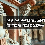SQL Server自增长键列统计信息问题怎么解决? SQL Server自增长键列统计信息问题怎么解决?