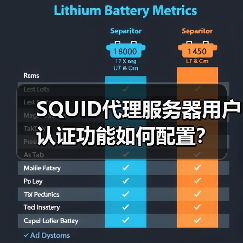 SQUID代理服务器用户认证功能如何配置？