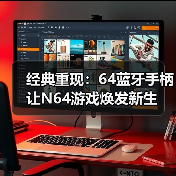 经典重现:64蓝牙手柄让N64游戏焕发新生 经典重现:64蓝牙手柄让N64游戏焕发新生