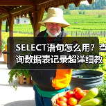 SELECT语句怎么用?查询数据表记录超详细教程 SELECT语句怎么用?查询数据表记录超详细教程
