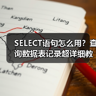 SELECT语句怎么用?查询数据表记录超详细教程 SELECT语句怎么用?查询数据表记录超详细教程