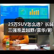 25万SUV怎么选?长城三强覆盖越野/豪华/新能源全场景 25万SUV怎么选?长城三强覆盖越野/豪华/新能源全场景