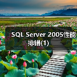 SQL Server 2005性能排错(1) SQL Server 2005性能排错(1)