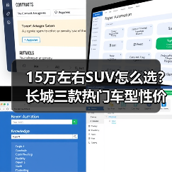 15万左右SUV怎么选?长城三款热门车型性价比对比 15万左右SUV怎么选?长城三款热门车型性价比对比