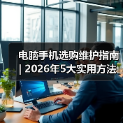 电脑手机选购维护指南 | 2026年5大实用方法避坑