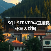 SQL SERVER中直接循环写入数据
