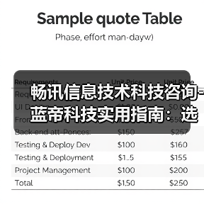 畅讯信息技术科技咨询-蓝帝科技实用指南：选购维护与常见问题解析