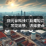 微元谷科技IT新闻知识：常见场景、选择要点与注意事项