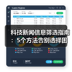 科技新闻信息筛选指南：5个方法告别选择困难
